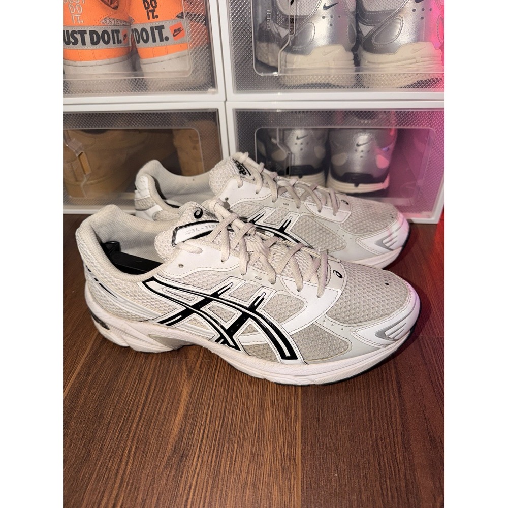 ASICS Gel 1130 White Black Men's Size 10 Sneaker 1201B019-100
